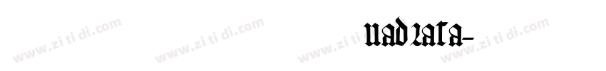 FZZYGBK Quadrata字体转换